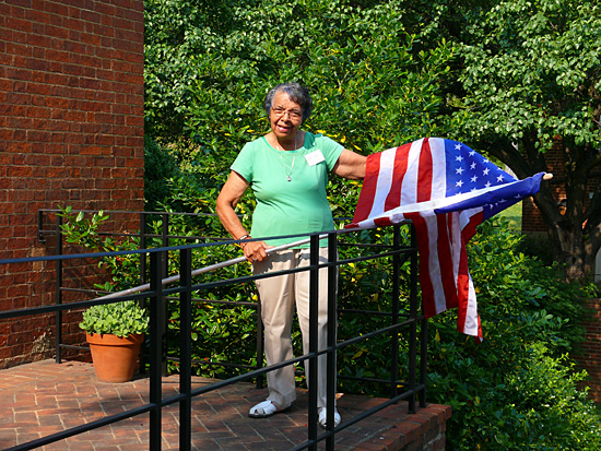 Ruth Brooks at Scottsville Museum, 2020